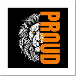 Majestic Proud Lion - Unique Wildlife Inspired Print Posters and Art